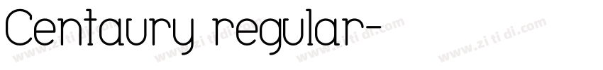 Centaury regular字体转换